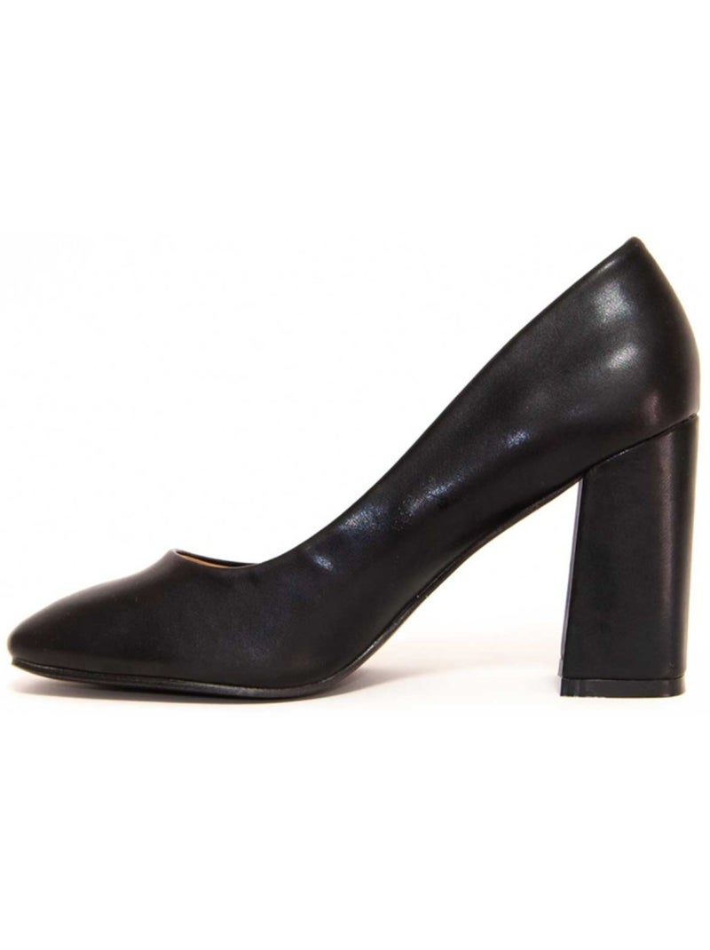 Scarpa Con Tacco Materiale Sintetico Montevita Nero - Kiabi