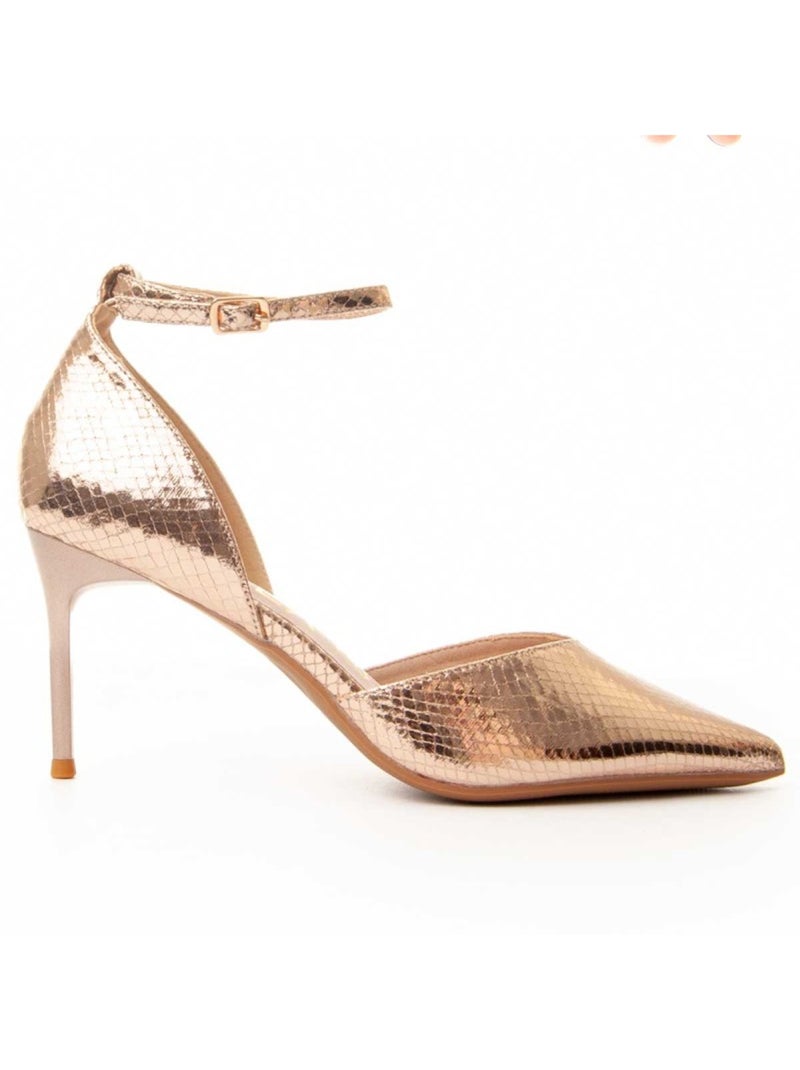 Scarpa Con Tacco Materiale Sintetico Montevita Rosa - Kiabi