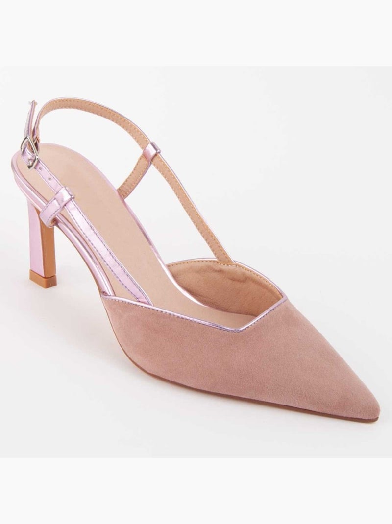 Scarpa Con Tacco Materiale Sintetico Montevita Rosa - Kiabi