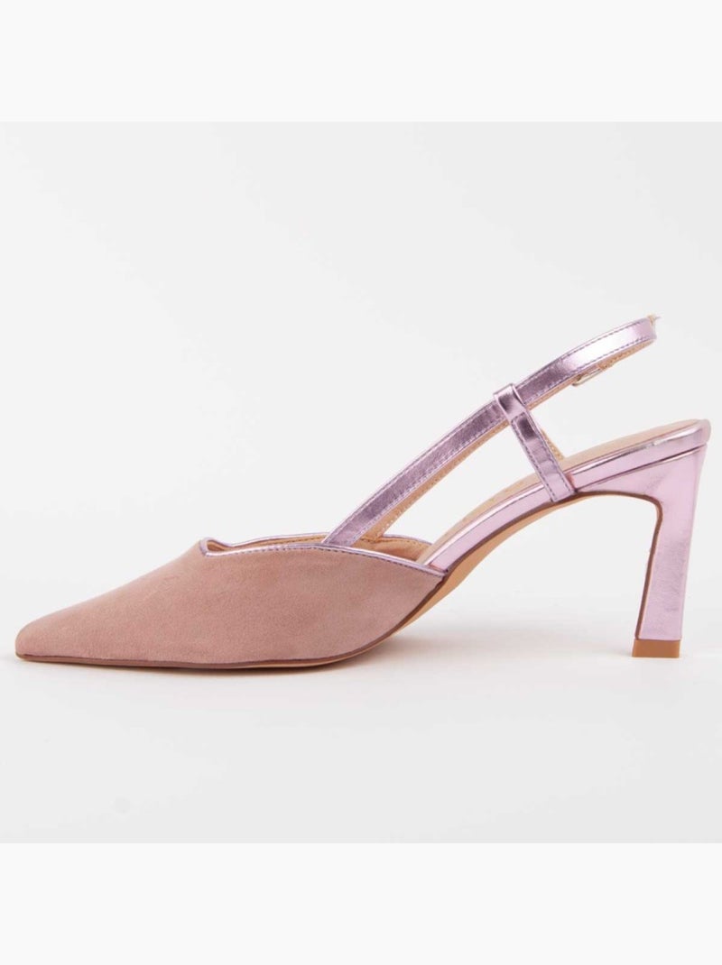 Scarpa Con Tacco Materiale Sintetico Montevita Rosa - Kiabi