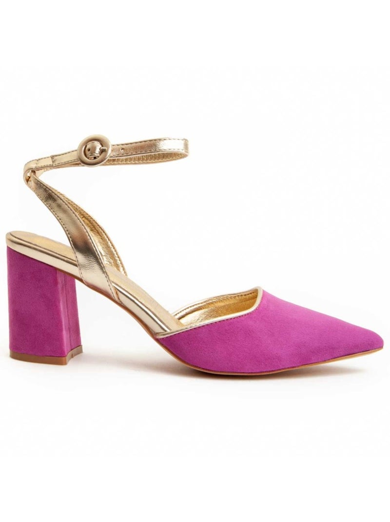 Scarpa Con Tacco Materiale Sintetico Montevita Rosa - Kiabi