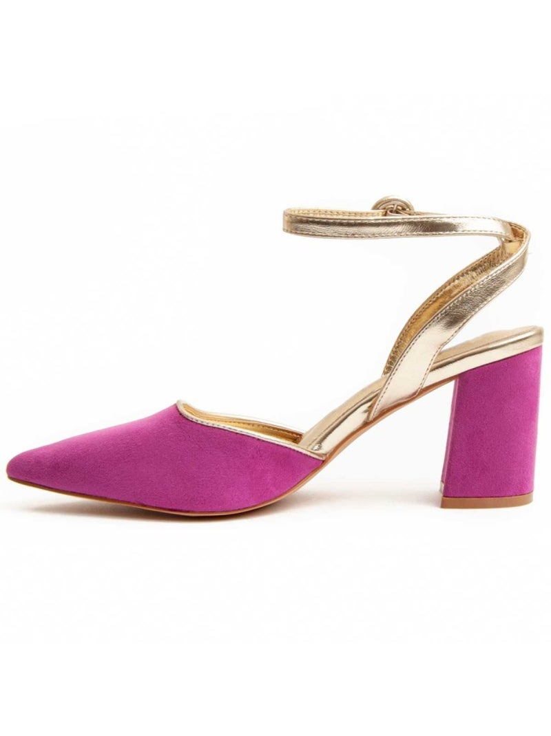 Scarpa Con Tacco Materiale Sintetico Montevita Rosa - Kiabi