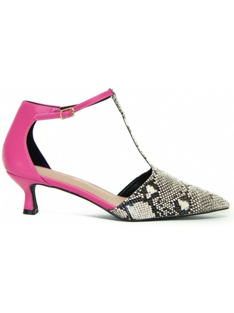 Scarpa Con Tacco Materiale Sintetico Montevita Rosa - Kiabi