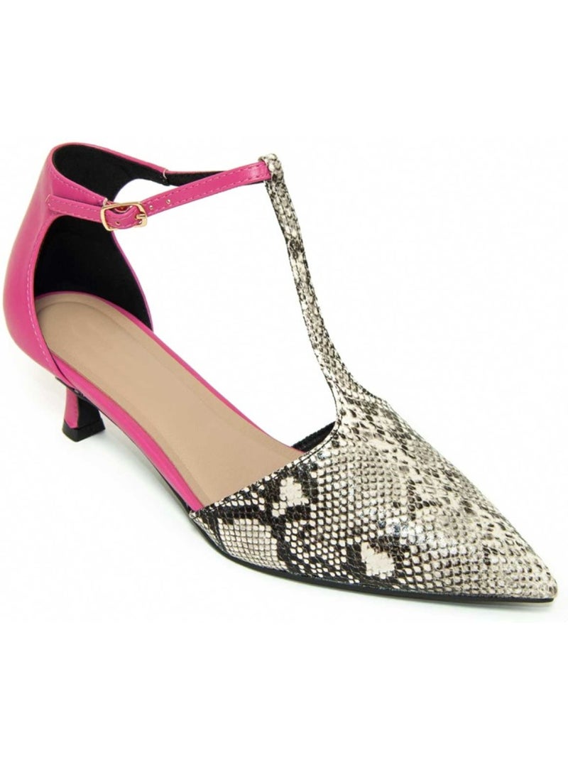 Scarpa Con Tacco Materiale Sintetico Montevita Rosa - Kiabi