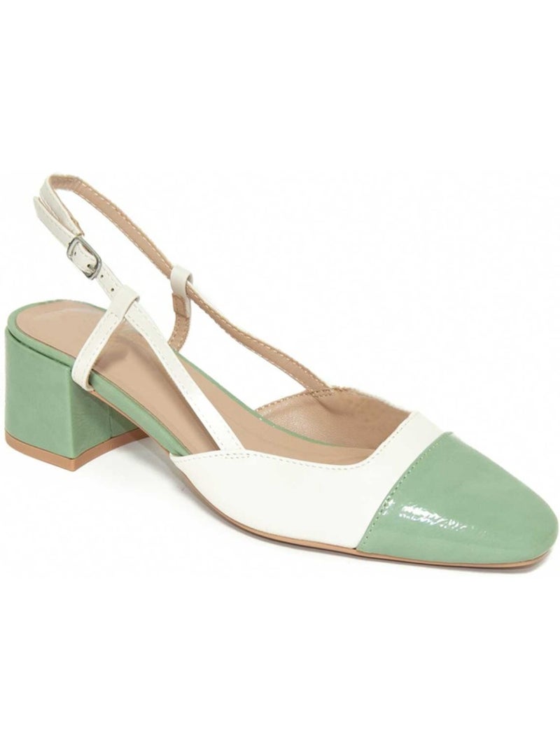 Scarpa Con Tacco Materiale Sintetico Montevita Verde - Kiabi