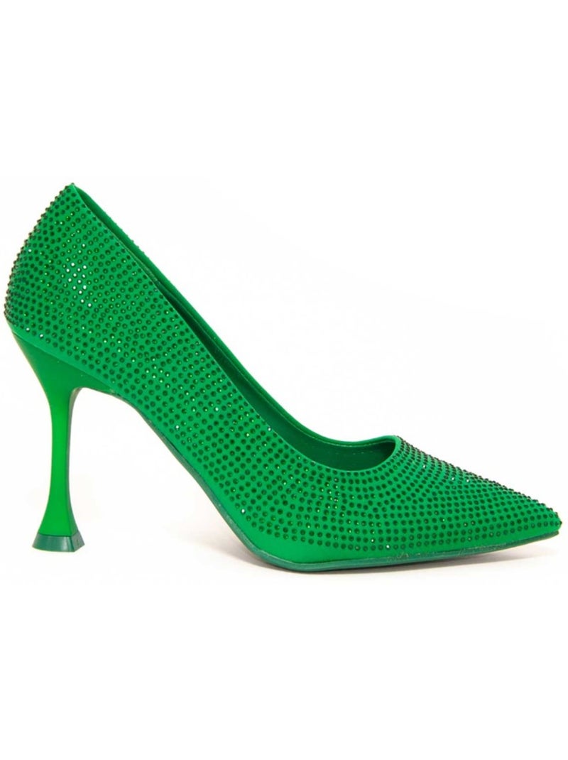 Scarpa Con Tacco Materiale Sintetico Montevita Verde - Kiabi