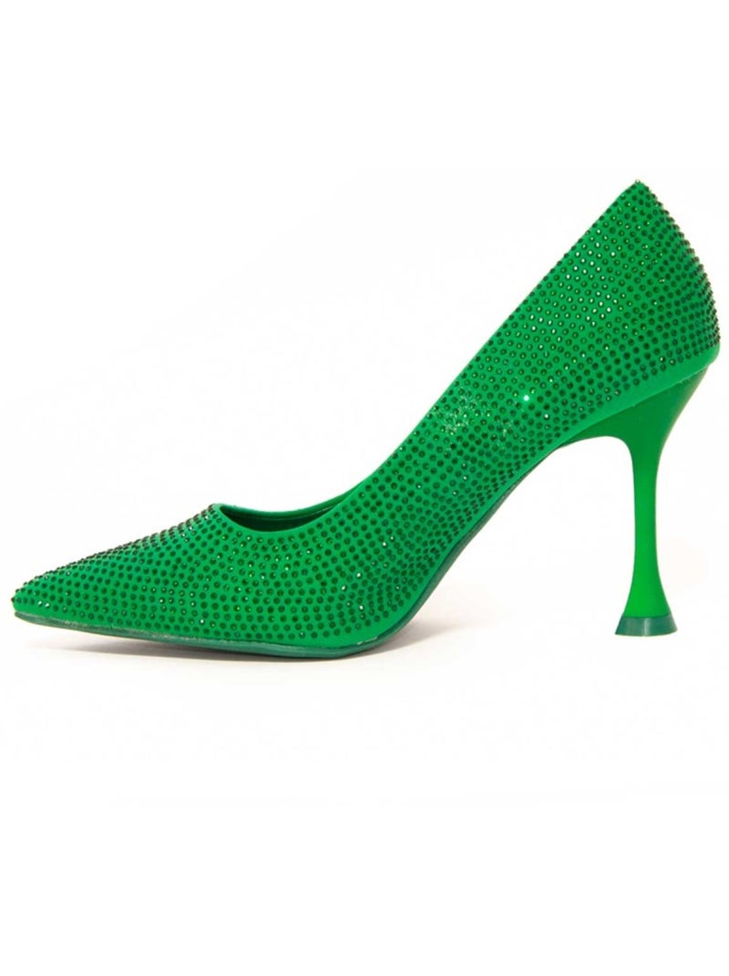 Scarpa Con Tacco Materiale Sintetico Montevita Verde - Kiabi