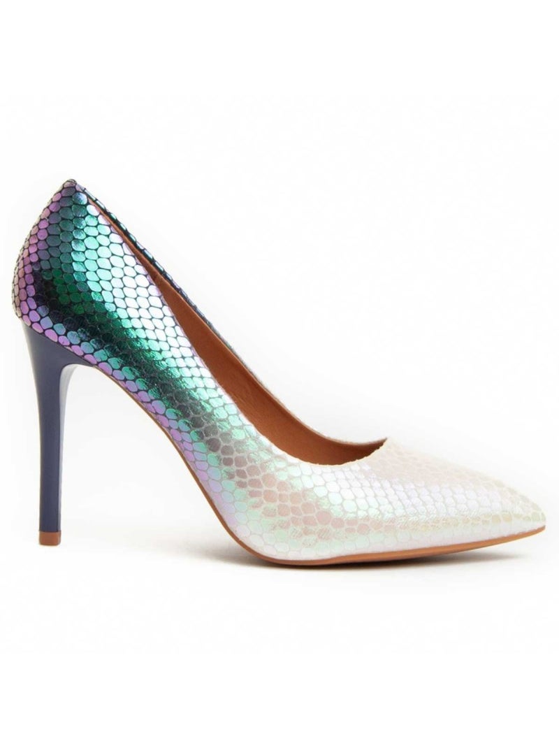 Scarpa Con Tacco Materiale Sintetico Montevita Viola - Kiabi