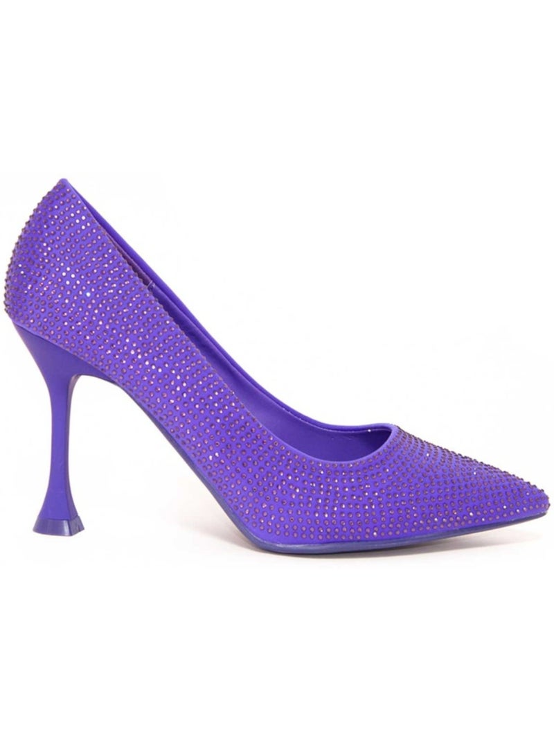 Scarpa Con Tacco Materiale Sintetico Montevita Viola - Kiabi