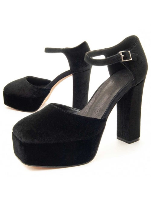 Scarpa Con Tacco Tessuto Montevita - Kiabi