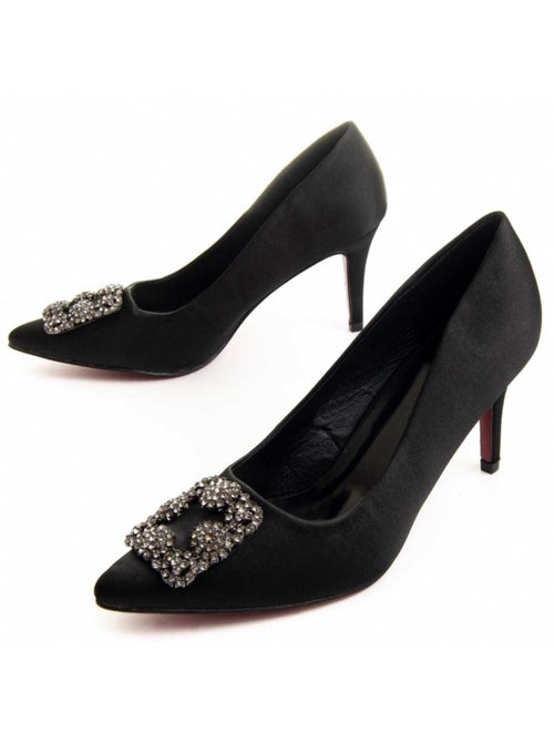 Scarpa Con Tacco Tessuto Montevita - Kiabi