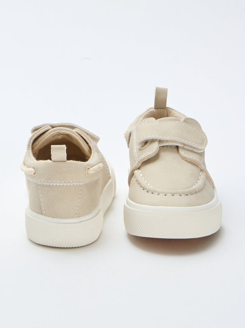 Scarpa da barca Beige - Kiabi