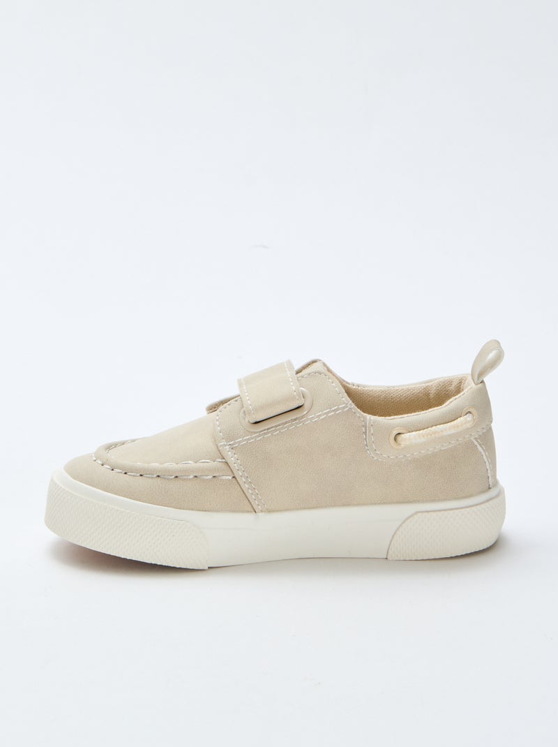 Scarpa da barca Beige - Kiabi