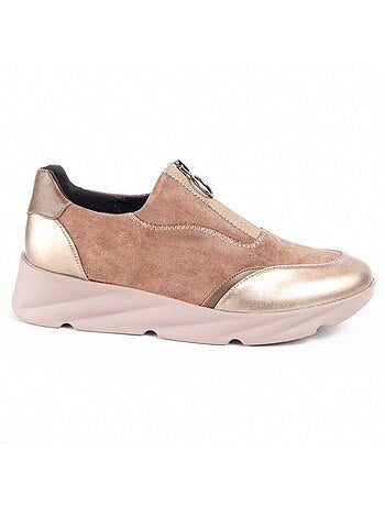 Scarpa Zeppa Materiale Sintetico E Tessile Montevita