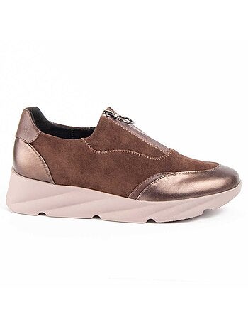 Scarpa Zeppa Materiale Sintetico E Tessile Montevita