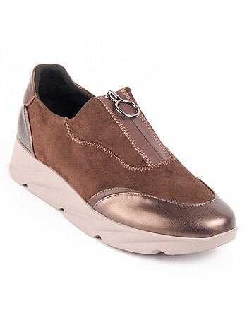 Scarpa Zeppa Materiale Sintetico E Tessile Montevita