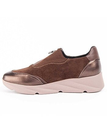Scarpa Zeppa Materiale Sintetico E Tessile Montevita