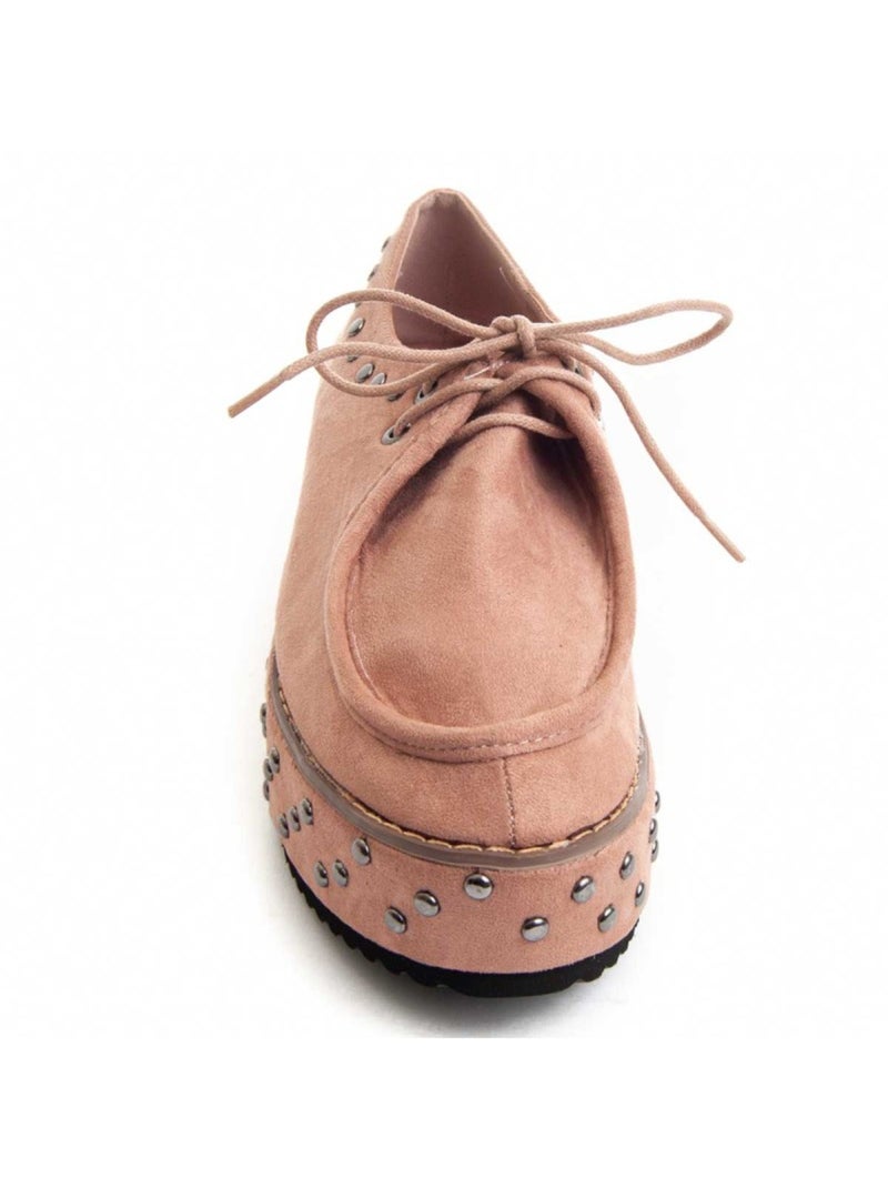 Scarpa Zeppa Tessuto Montevita Rosa - Kiabi