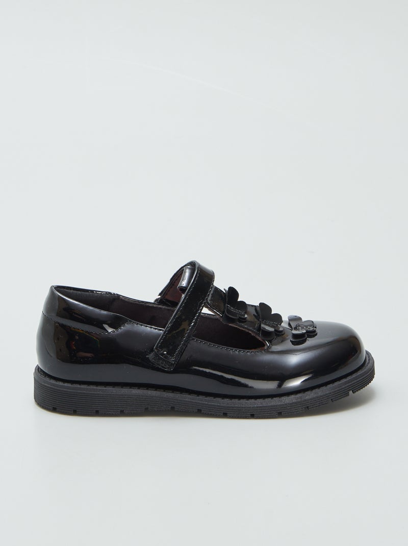Scarpe aperte lucide NERO - Kiabi