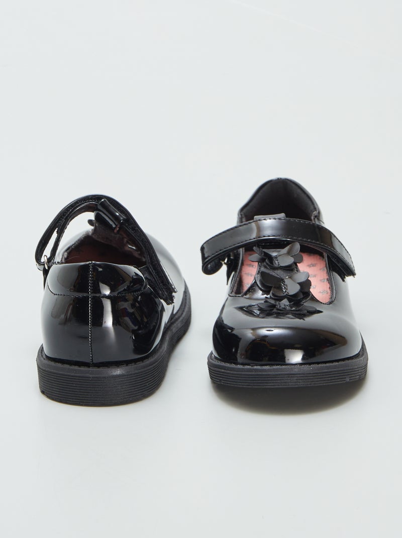 Scarpe aperte lucide NERO - Kiabi