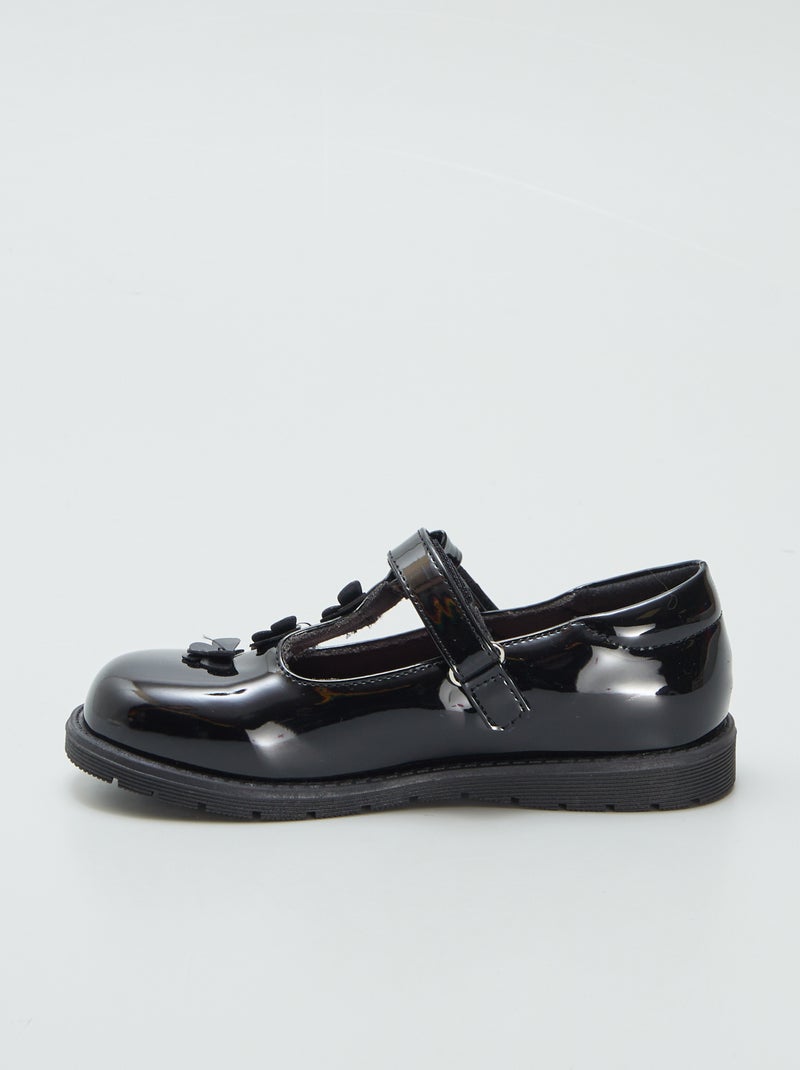 Scarpe aperte lucide NERO - Kiabi