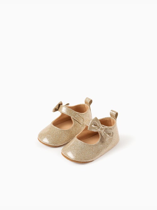 Scarpe ballerina con glitter e fiocco - Kiabi