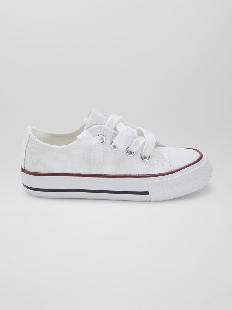 Scarpe basse stringate Bianco - Kiabi