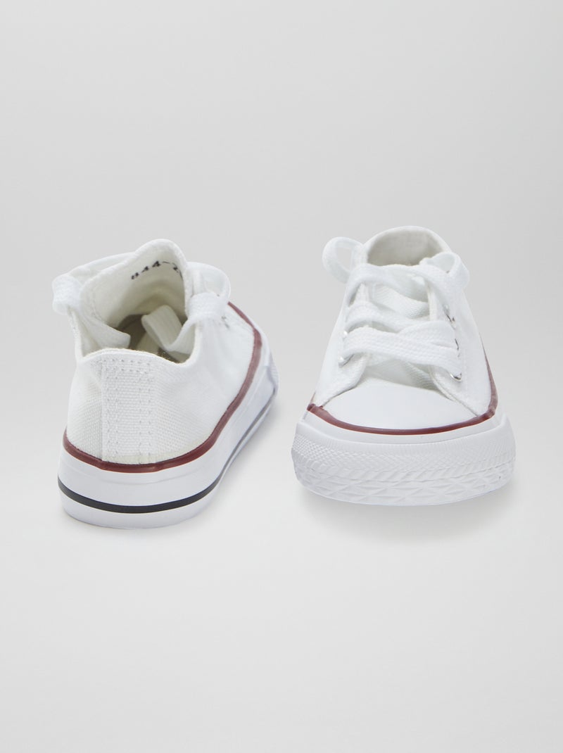 Scarpe basse stringate Bianco - Kiabi