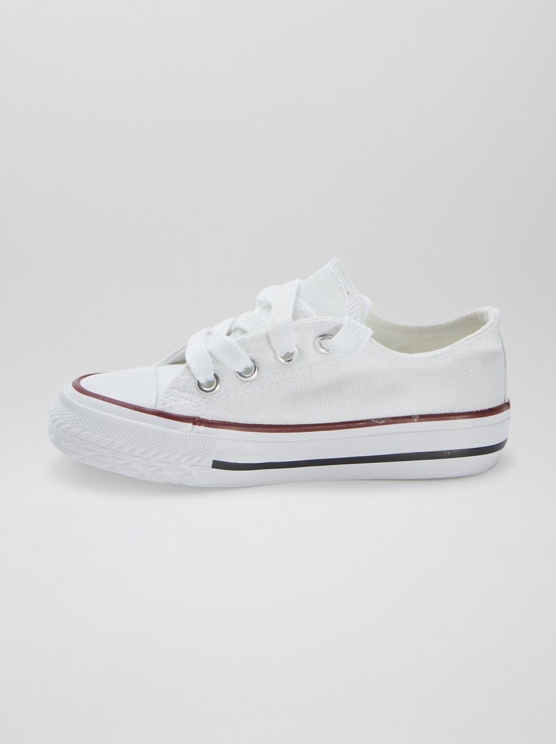 Scarpe basse stringate Bianco - Kiabi
