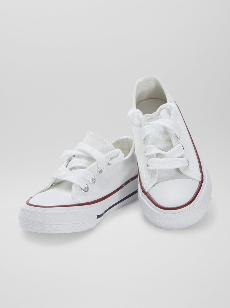 Scarpe basse stringate Bianco - Kiabi