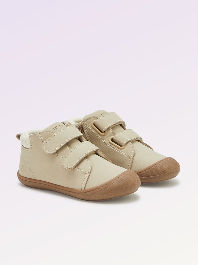 Scarpe con chiusure a strappo motricità 3 - Kitchoun Beige - Kiabi