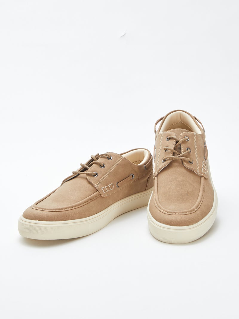 Abito Scarpe Da Barca Con Calzini Scarpe Da Barca Con Lacci BEIGE