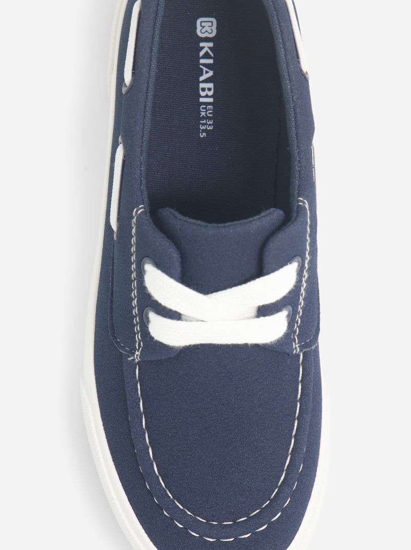 Scarpe da barca con lacci Blu - Kiabi
