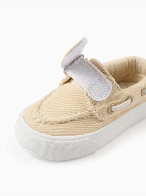 Scarpe da barca in canvas con chiusura a strappo - Kiabi