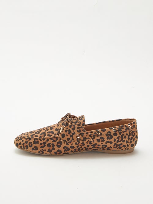 Scarpe da barca leopardate - Kiabi