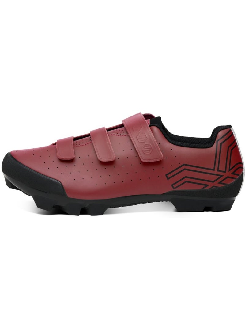 Scarpe da ciclismo gravel ciclismo uomo e donna sigr300 Rosso - Kiabi