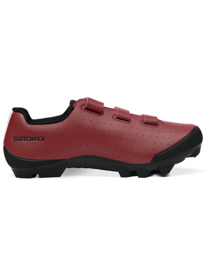 Scarpe da ciclismo gravel ciclismo uomo e donna sigr300 Rosso - Kiabi
