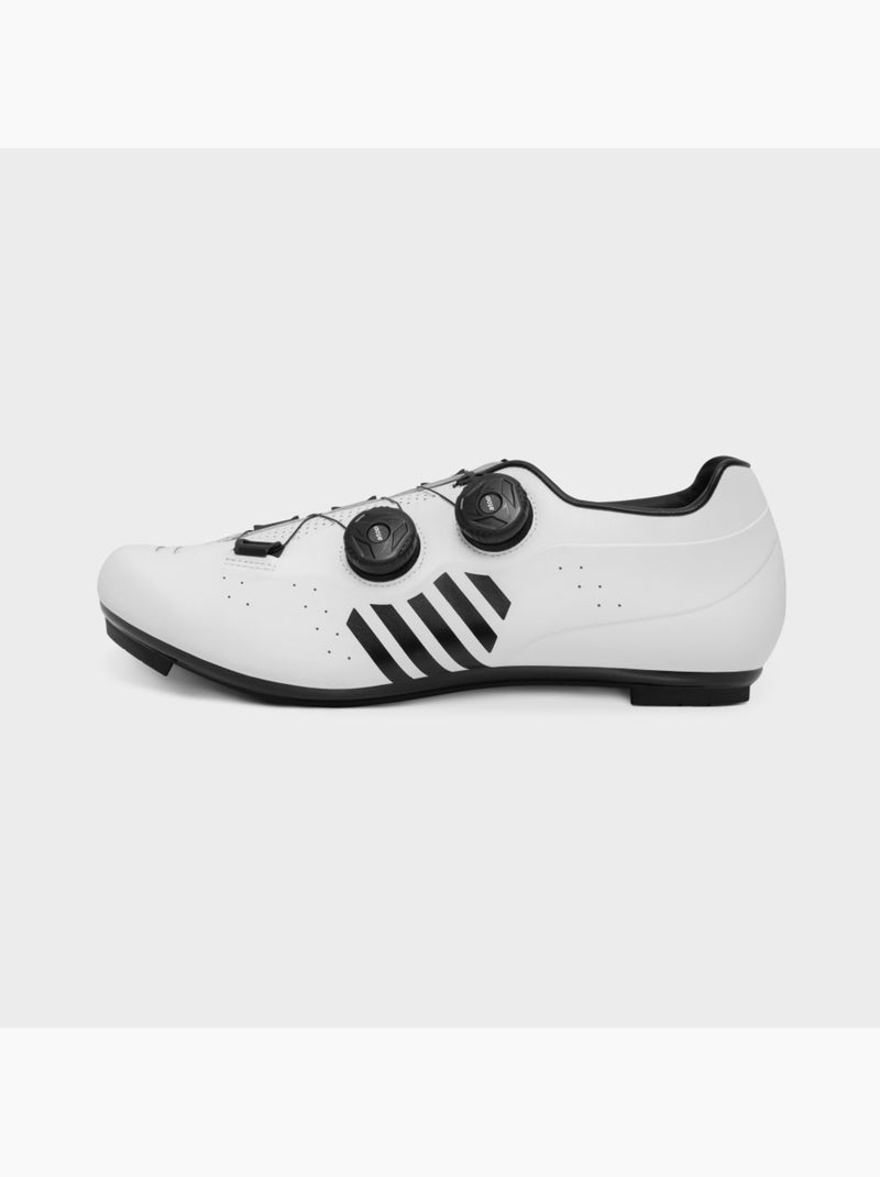 Scarpe da ciclismo su strada ciclismo uomo e donna infinity Bianco - Kiabi