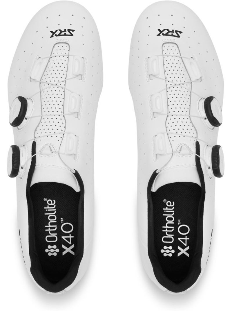 Scarpe da ciclismo su strada ciclismo uomo e donna okoris Bianco - Kiabi