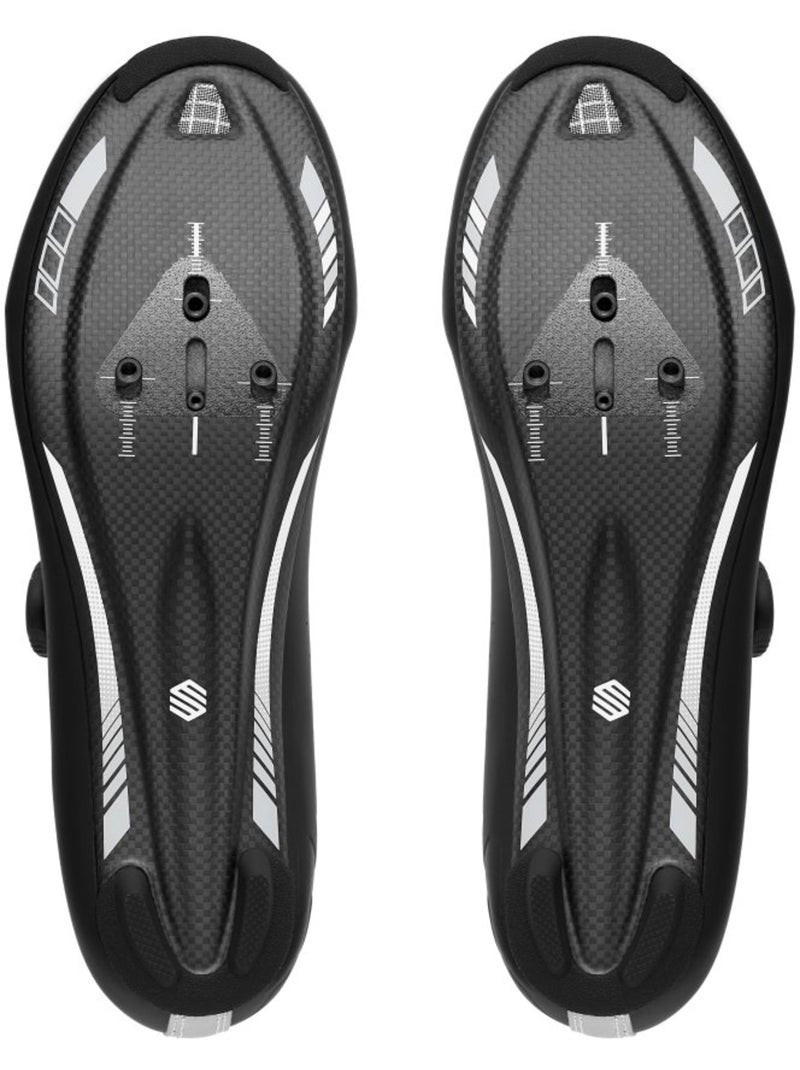 Scarpe da ciclismo su strada ciclismo uomo e donna okoris Nero - Kiabi