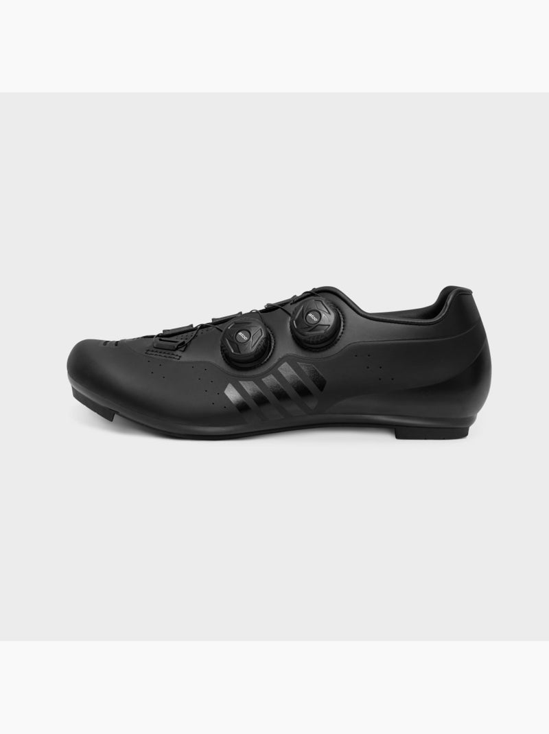 Scarpe da ciclismo su strada ciclismo uomo e donna revolve Nero - Kiabi
