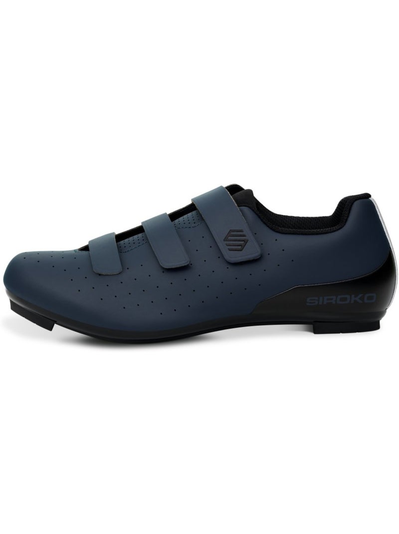 Scarpe da ciclismo su strada ciclismo uomo e donna riderev Blu - Kiabi