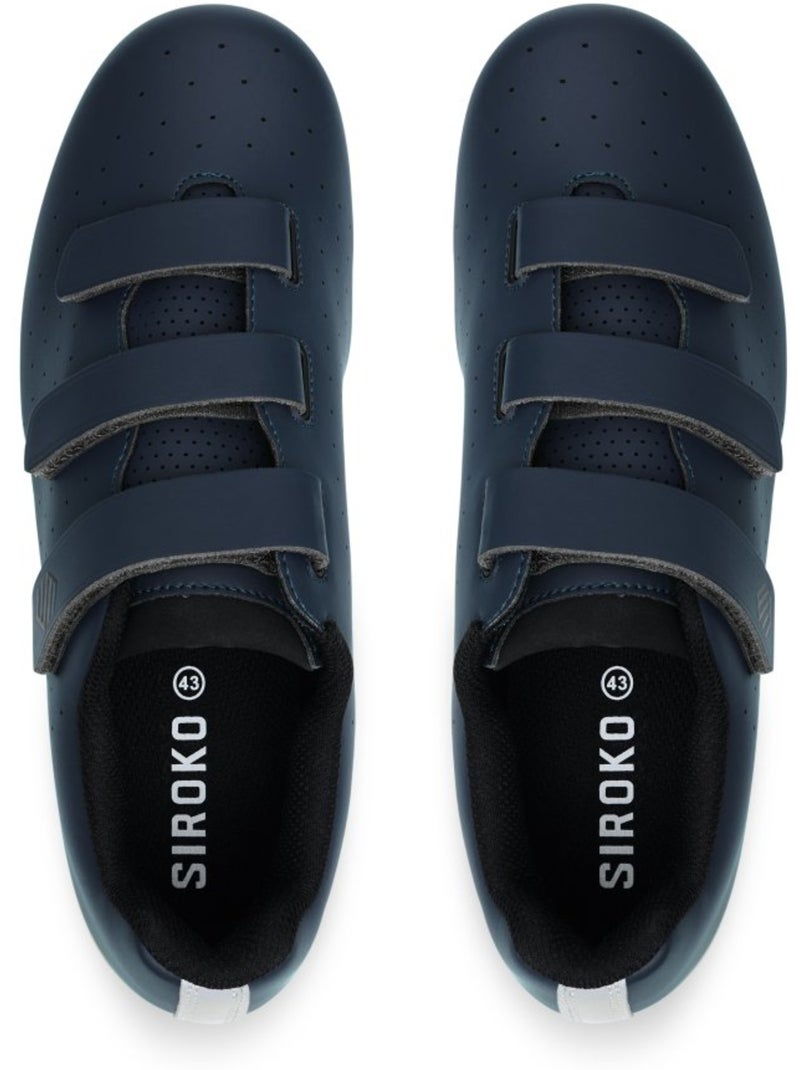 Scarpe da ciclismo su strada ciclismo uomo e donna riderev Blu - Kiabi