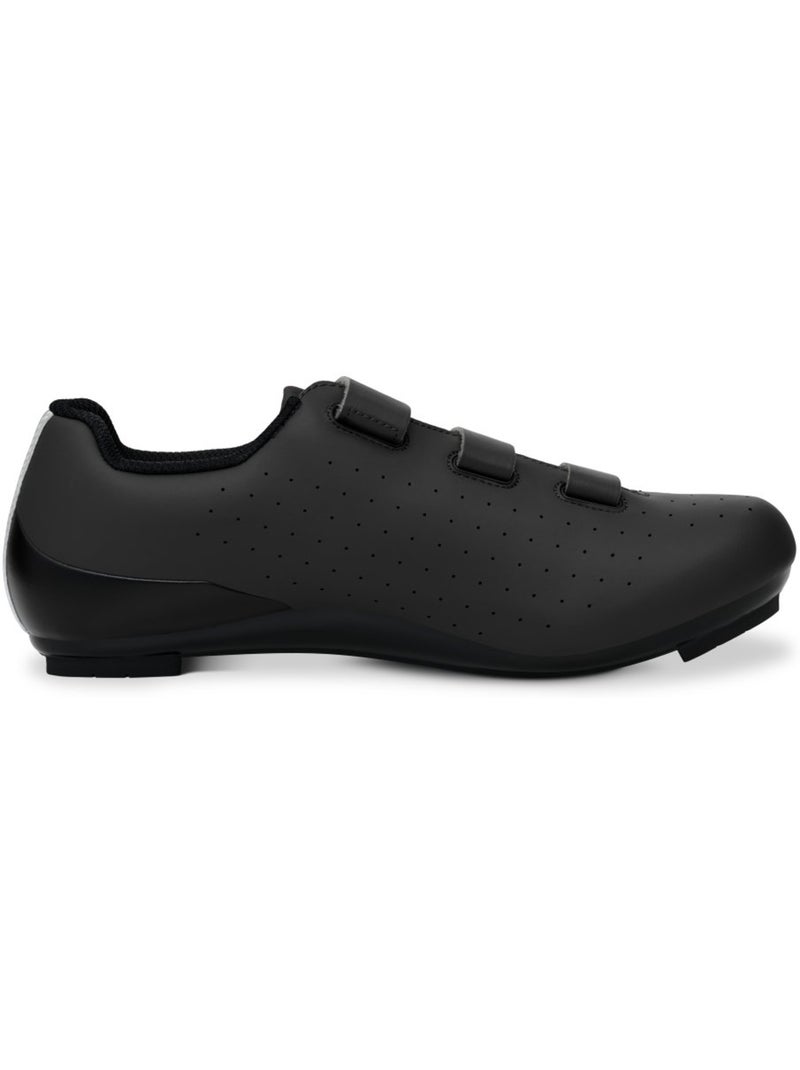 Scarpe da ciclismo su strada ciclismo uomo e donna riderev Nero - Kiabi