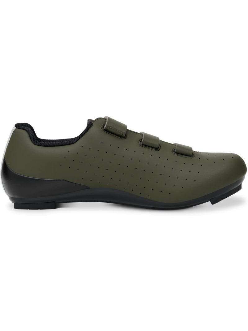 Scarpe da ciclismo su strada ciclismo uomo e donna riderev Verde - Kiabi