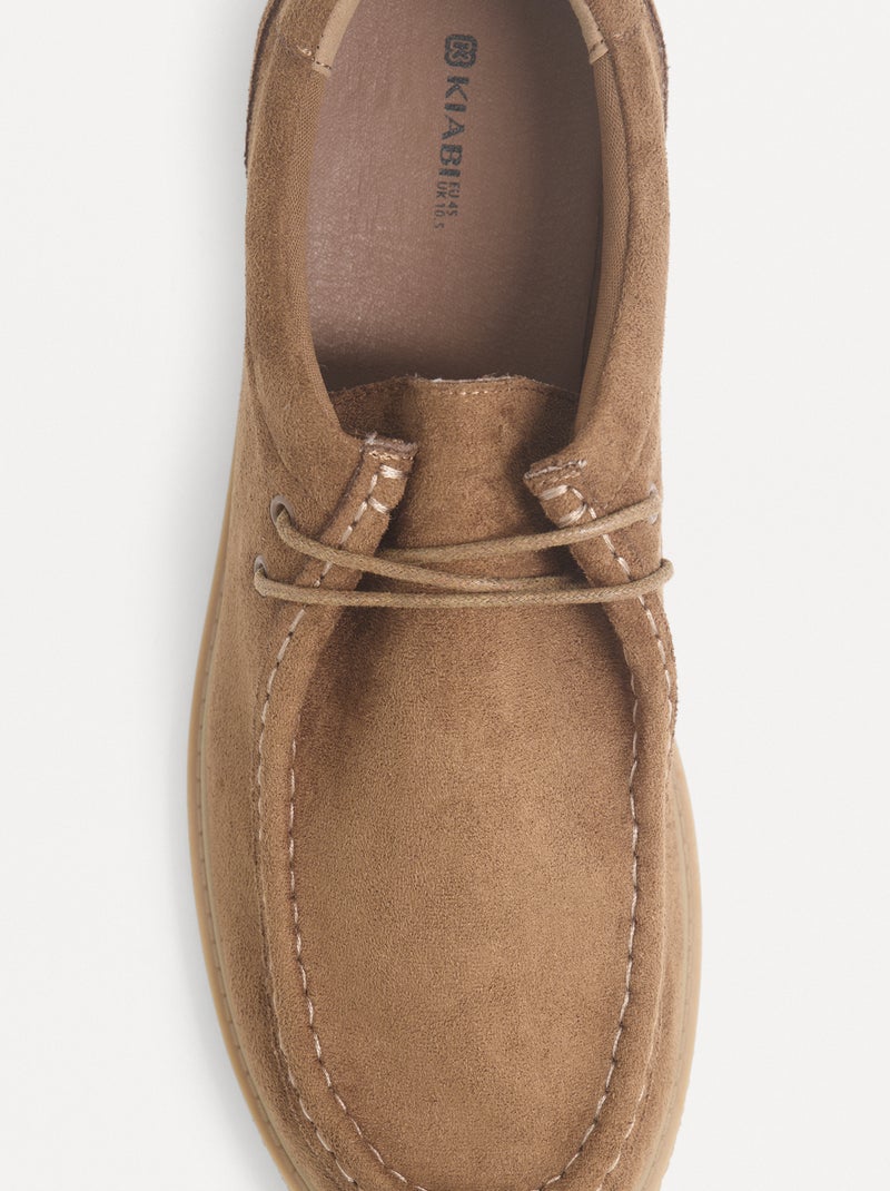 Scarpe da città in camoscio sintetico Marrone - Kiabi