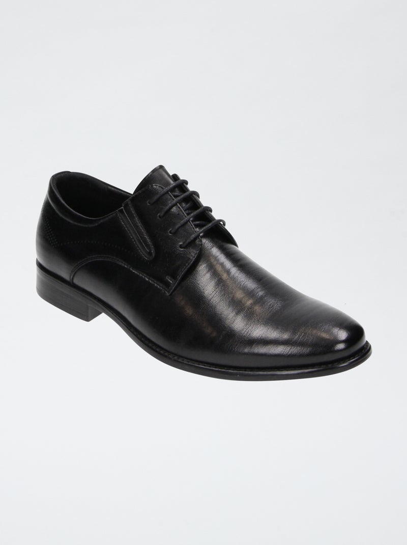 Scarpe da città in similpelle Nero - Kiabi