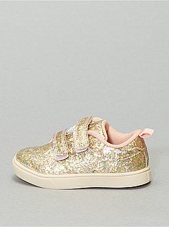 Scarpe da ginnastica a strappo luccicanti - Kiabi