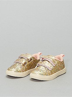 Scarpe da ginnastica a strappo luccicanti - Kiabi