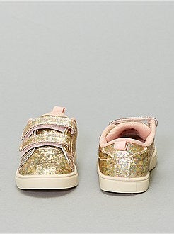 Scarpe da ginnastica a strappo luccicanti - Kiabi